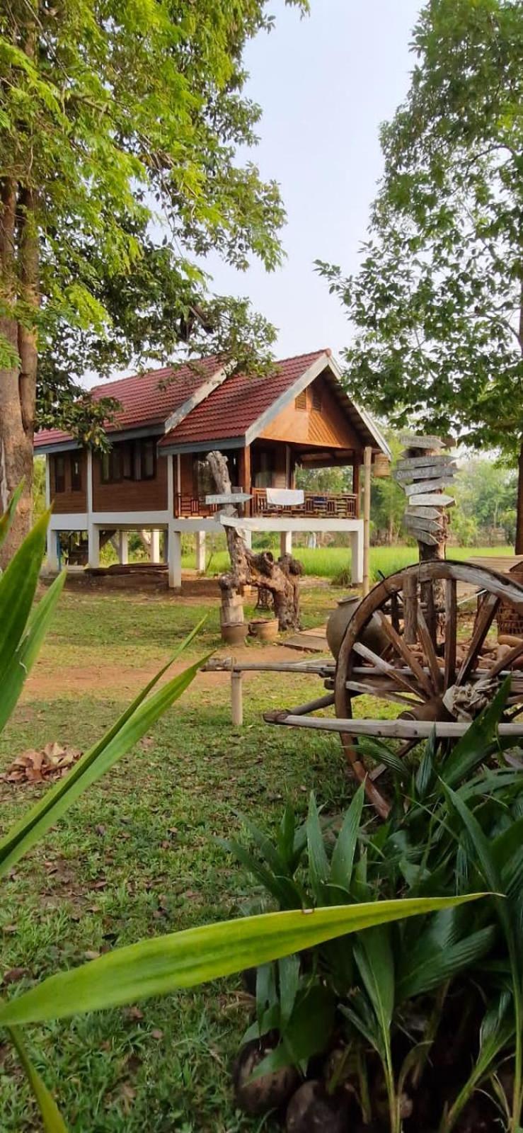 Bolaven Garden Bungalow And Tent - Tad Lo Ban Kiangtat Esterno foto
