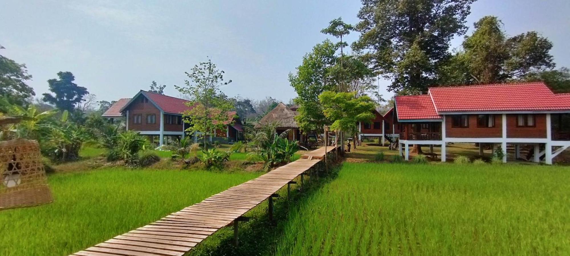 Bolaven Garden Bungalow And Tent - Tad Lo Ban Kiangtat Esterno foto