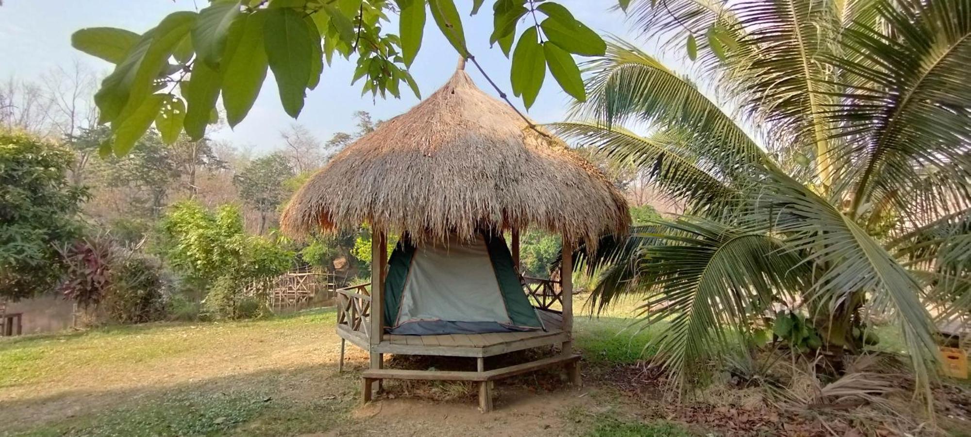 Bolaven Garden Bungalow And Tent - Tad Lo Ban Kiangtat Esterno foto