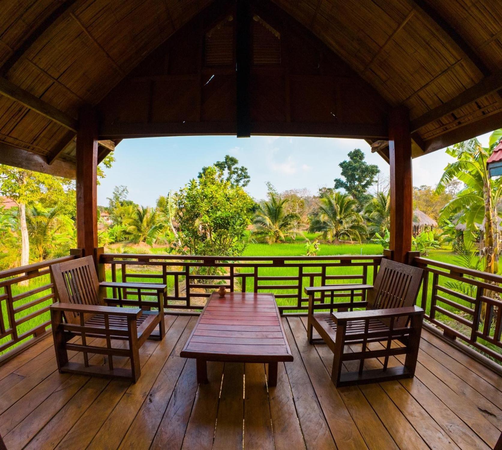 Bolaven Garden Bungalow And Tent - Tad Lo Ban Kiangtat Esterno foto