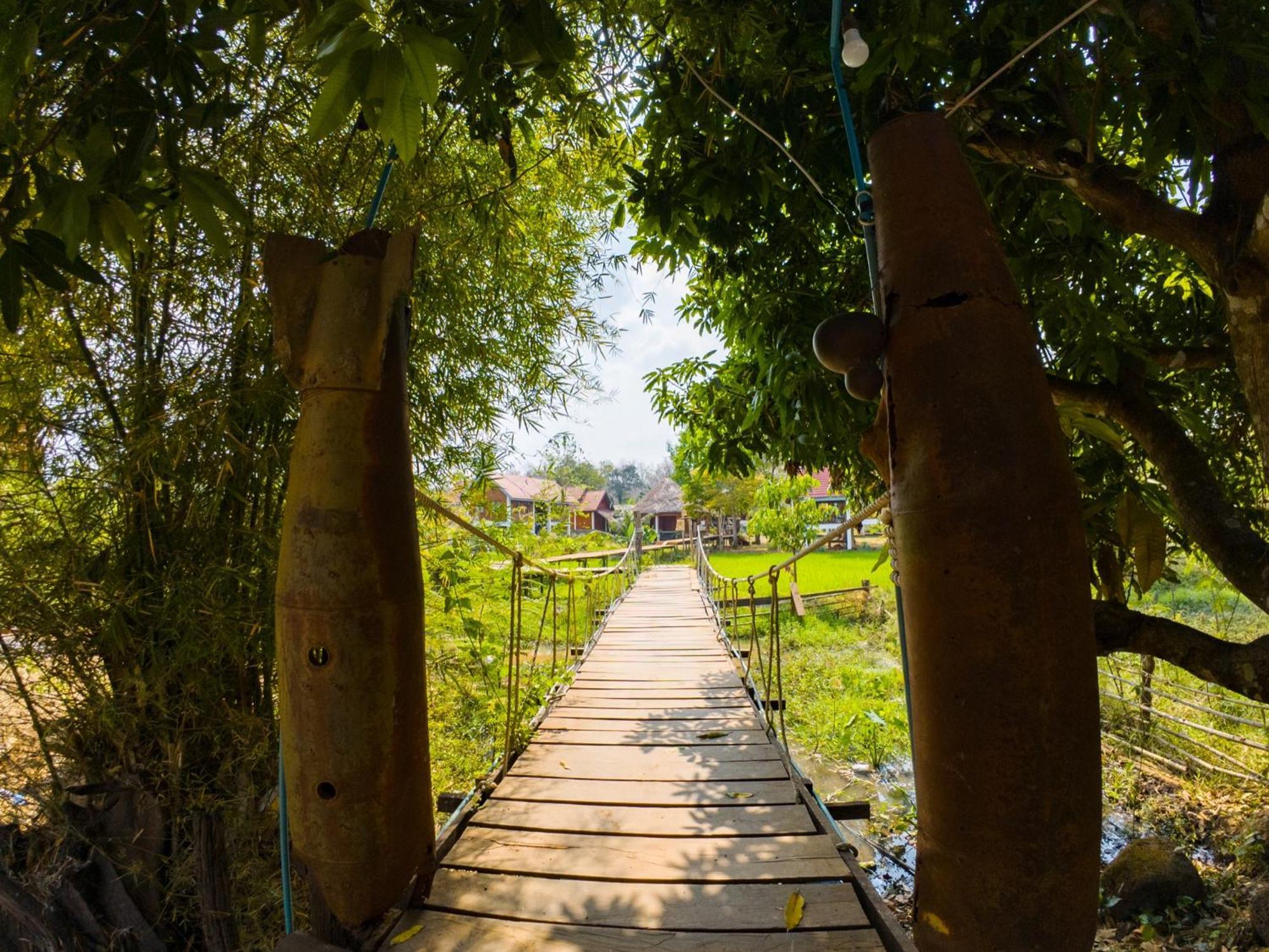Bolaven Garden Bungalow And Tent - Tad Lo Ban Kiangtat Esterno foto